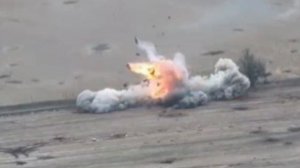 Курское направление. Наезд БМП-2 на мину ТМ-2 и последующая детонация.