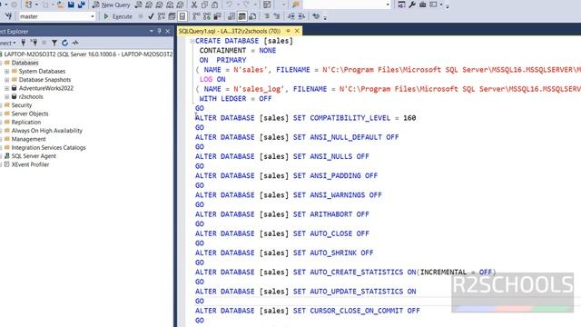 Create MS SQL Server Database using 2 ways on Windows 10/11 | Create Database using SSMS in MS SQL