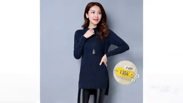 Потрясающее платье-свитер - Лучшее с АлиЭкспресс смотреть онлайн