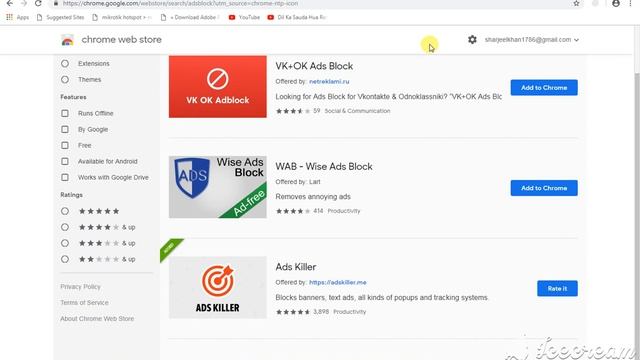 How to  BlockAds On Google Chrome And Opera Complete Vedio