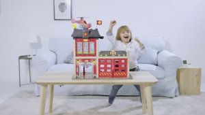 Набор для игры в пожарного Пожарная станция Hape