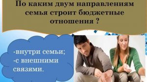 «Основы семейной экономики»