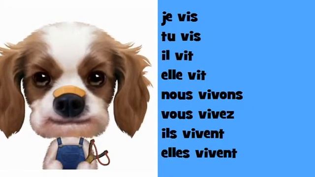 Французский музыкальный сопряжения # Hip hop # глагол = vivre смотреть онлайн