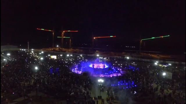 Светомузыкальное шоу на фонтане "Россия" в Ставрополе смотреть онлайн