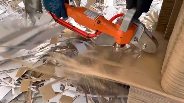 How to use manual Pneumatic carton Waste stripper Application? смотреть онлайн