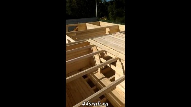 Строительство сруба 7.5х10 смотреть онлайн