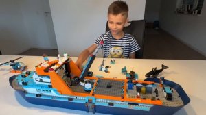 ОБЗОР LEGO CITY 60368 Arctic Explorer Ship ⛴️!!!