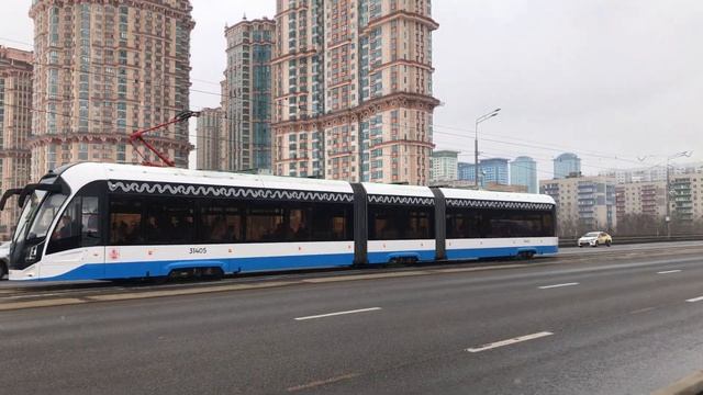 71-931М Витязь-М 31405 На Строгинском мосту смотреть онлайн