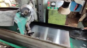 Пример работы плоскошлифовального станка