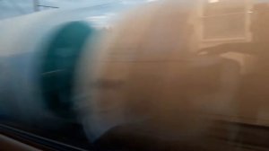 Вечерний обзор ДВУХЭТАЖНОГО поезда +закат на мосту через Волгу. Поезд 23 "Казань-Москва"