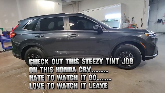 check out this Steezy Window Tint on this Honda CRV by Rainier Film Solutions in Tacoma Wa
