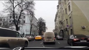 Москва. Поездка по улице Знаменка.
