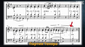 Достойно есть. Тенор. Киевская. Обиход, #православие #клирос