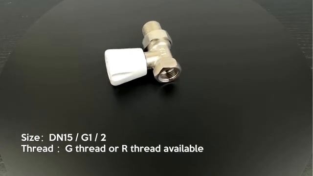 Manual radiator valve DN15 linear stroke смотреть онлайн