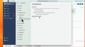 Mute Webex Desktop Calling Notifications MAC