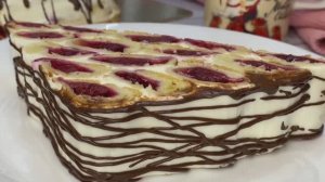 Торт МОНАСТЫРСКАЯ ИЗБА / Торт с Вишней и Сметанным Кремом