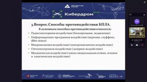 Лекция 23 Пресечение функционирования БВС с применением средств противодействия им (24.10.24)