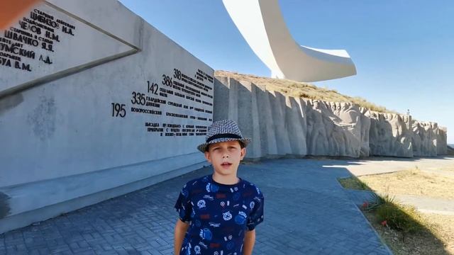 Обзор на памятник парус. Музей Эльтигенского десанта. Overview of the monument Parus. смотреть онлайн