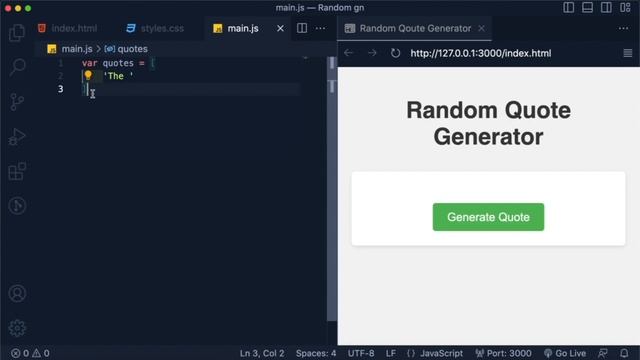 QuoteMaster: Building a Random Quote Generator with HTML, CSS, and JavaScript #JavaScriptProjects смотреть онлайн