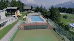 Кампус летнего языкового лагеря в Швейцарии Camp Montana