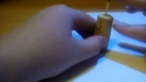 Поплавок из подручных средств.