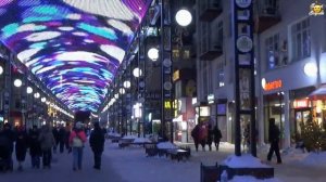 Новогодняя зимняя улица Вайнера, Екатеринбург #екатеринбург #арбат