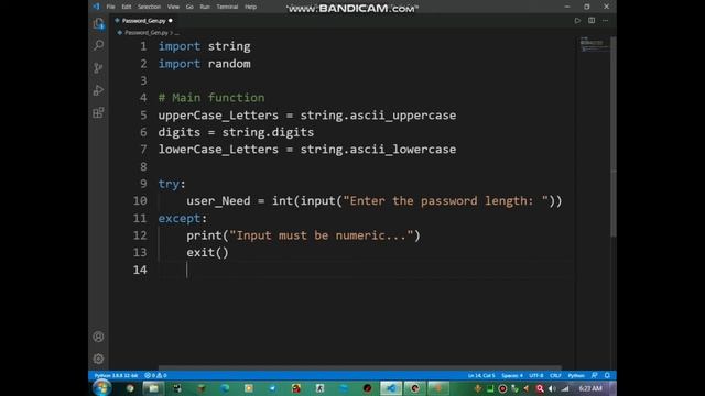 How I created a Password Generator with Python | Full Source Code on Github | #PythonProject
