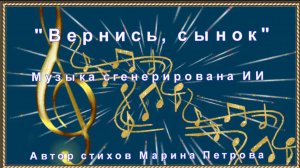 Вернись, сынок... Музыка сгенерирована в ИИ на мои стихи