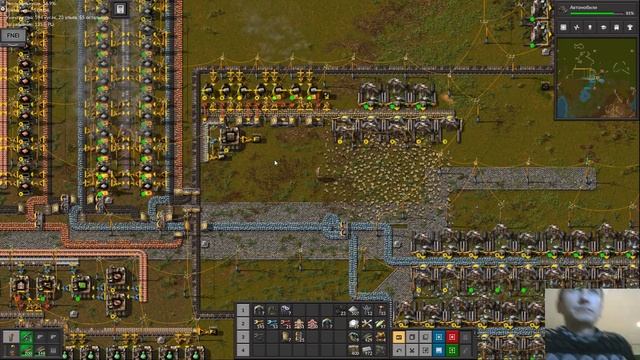 Factorio Нубо Прохождение 6 Шина Схемы и Блэкаут