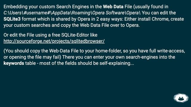 How do I add, edit or manage custom search engines in Opera 15 or higher versions (Chromium-based)? смотреть онлайн