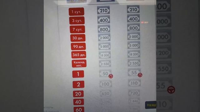 Интерактивное меню в поезде 81-766 "Москва"