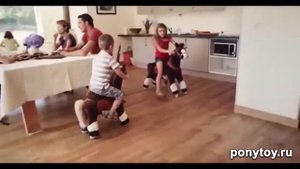 Понициклы   детская механическая лошадка