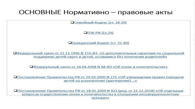 3 2 Основные нормативно правовые акты  – Шаг 2 – Stepik смотреть онлайн
