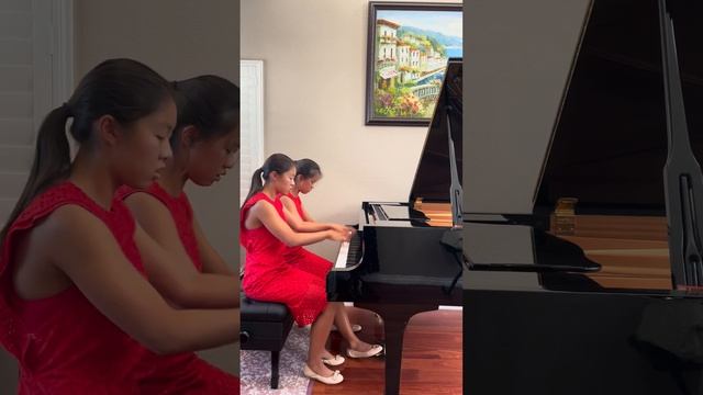 Olivia Xia and Olina Xia - Chernomor's March | 2023 International Piano Competition смотреть онлайн