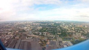 Полет на вертолете над Санкт-Петербургом.