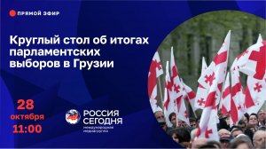 Круглый стол об итогах парламентских выборов в Грузии