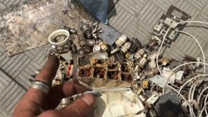 Посеребрённые детали,радиодетали