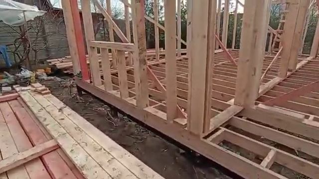 Строительство двухэтажного каркасного дома общей площадью 128 кв м. смотреть онлайн