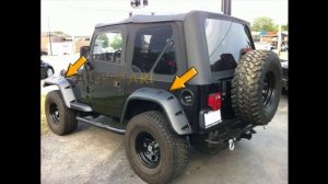 SET PARAFANGHI PASSARUOTA ABS LATERALI ALLARGATI JEEP WRANGLER TJ 1996-2006 INSTALLAZIONE