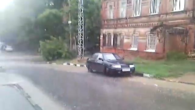 Видеопрогулка под дождём, ч. 1