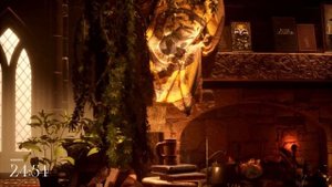 Study at the Hufflepuff Common Room✧˖°Pomodoro 25_5 ✨2 hours🕯️Harry Potter Fireplace