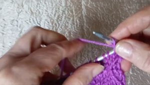 Вяжем спицами. Узор бантики.