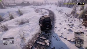 SnowRunner Состязание - Перевернувшийся вагон за 4:20 сек на KHAN 39 Marshall
