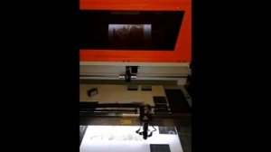 Лазерная гравировка фотографии на WATTSAN