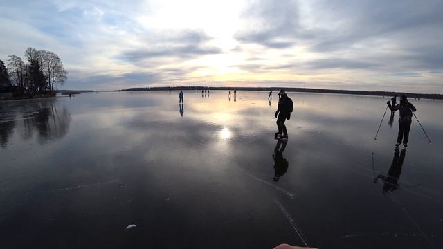 На коньках до Воложки