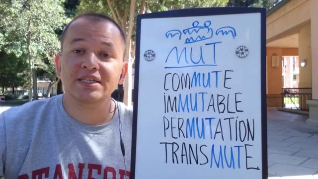 Английские слова с переводом на русский: корень MUT - слова для сдачи TOEFL SAT смотреть онлайн