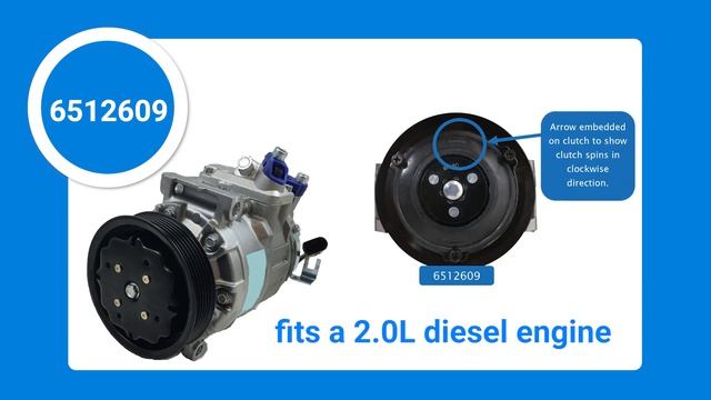 2011-2015 Volkswagen Jetta Compressor Options: 6512609 and 6513419 смотреть онлайн