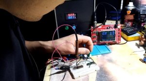 микросхема К155ЛА3 и регистр SN74LS374N попытка проверить без МК