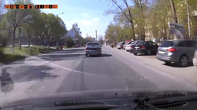 неадыкват на ВАЗ 2115 г.н. К574ВК174 смотреть онлайн