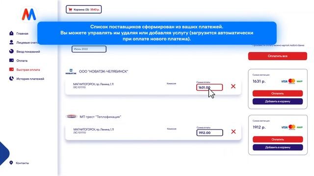 MGN-CITY. Быстрая оплата